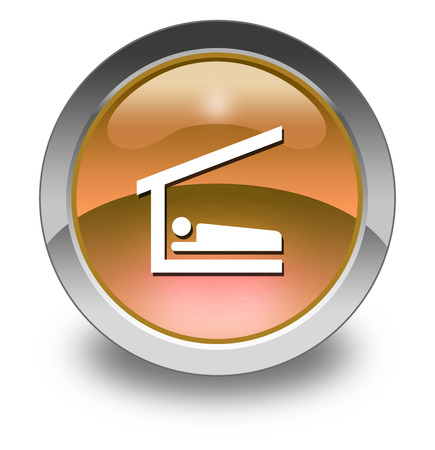 Icon, Button, Pictogram with Sleeping Shelter symbolの写真素材
