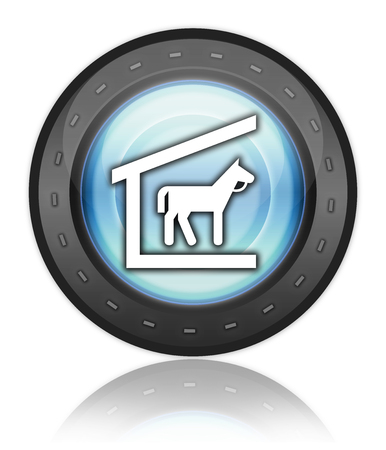 Icon, Button, Pictogram with Stable symbolの写真素材