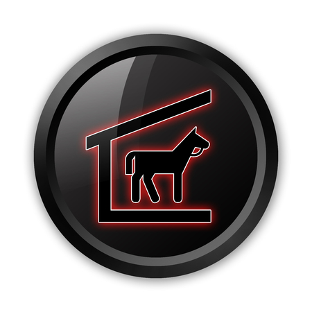 Icon, Button, Pictogram with Stable symbolの写真素材