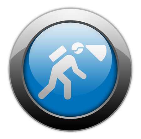 Icon, Button, Pictogram with Spelunking symbolの写真素材