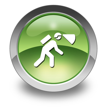 Icon, Button, Pictogram with Spelunking symbolの写真素材