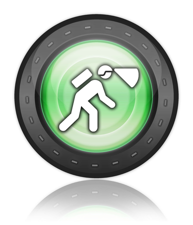 Icon, Button, Pictogram with Spelunking symbolの写真素材