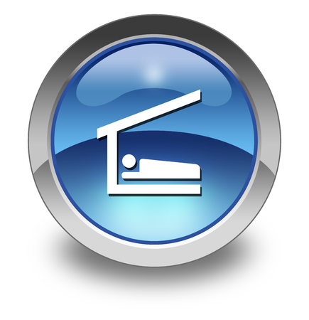 Icon, Button, Pictogram with Sleeping Shelter symbolの写真素材