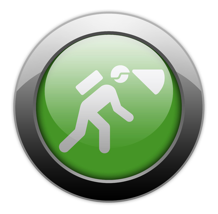 Icon, Button, Pictogram with Spelunking symbolの写真素材