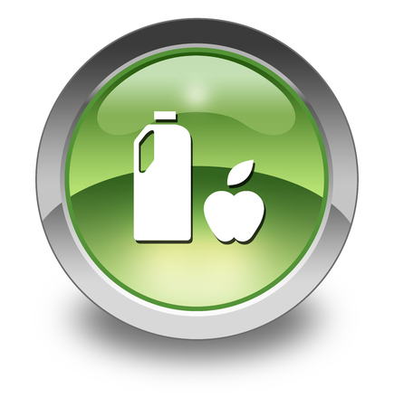 Icon, Button, Pictogram with Groceries symbolの写真素材