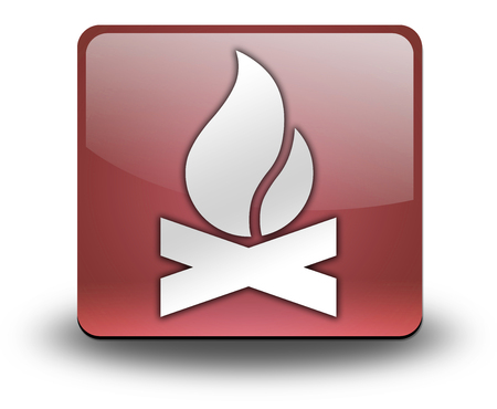 Icon, Button, Pictogram with Campfire symbolの写真素材