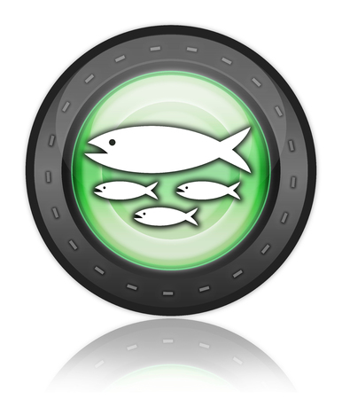 Icon, Button, Pictogram with Fish Hatchery symbolの写真素材
