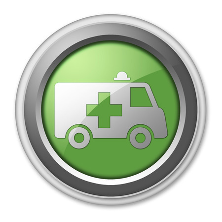 Icon, Button, Pictogram with Ambulance symbolの写真素材