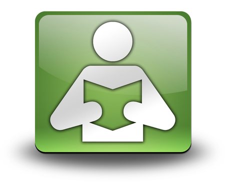 Icon, Button, Pictogram with Library symbolの写真素材