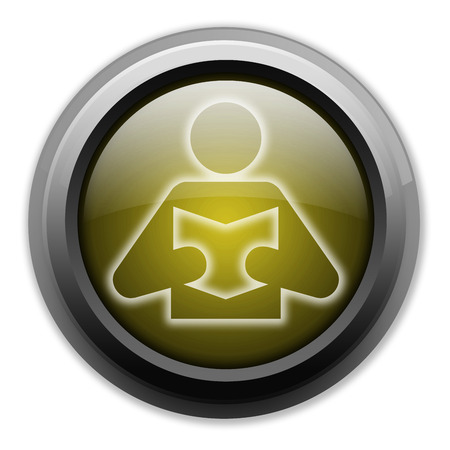 Icon, Button, Pictogram with Library symbolの写真素材