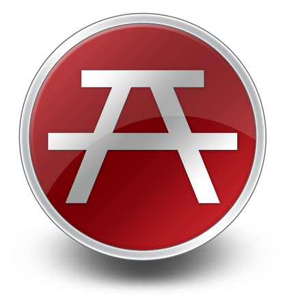 Icon, Button, Pictogram with Picnic Area symbolの写真素材
