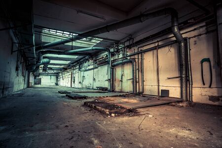 Abandoned places such as factories, farmhouses, shops, houses, facilities and clinics in Germanyの写真素材