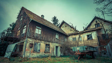 Abandoned places such as factories, farmhouses, shops, houses, facilities and clinics in Germanyのeditorial素材