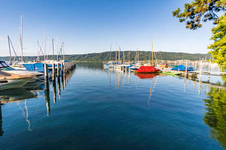 On the wonderful long-distance hiking trail, Seegang on Lake Constance, Germany