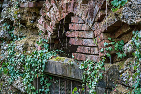 An old ruin of a former power plantの写真素材