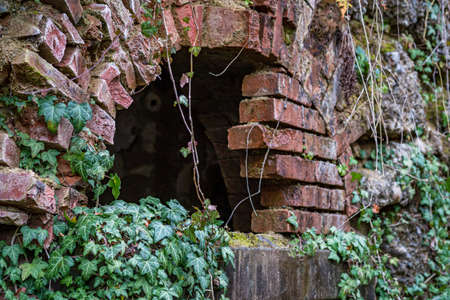 An old ruin of a former power plantの写真素材