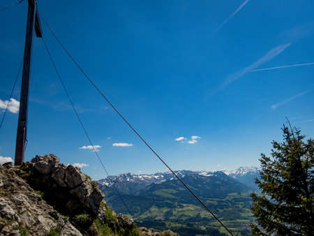 The Grunten Guardian of the Allgau Alpseeの写真素材
