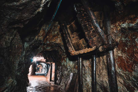 Stunning visitor mine Finstergrund Underground near Wieden in the southern Black Forest