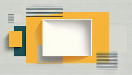Abstract geometric background with copy space. Vector illustration. Eps 10.の素材