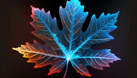 Abstract fractal background, computer-generated illustration, art design.の素材