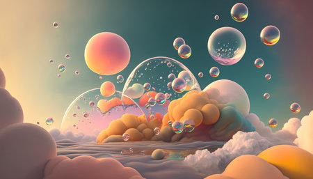 3d illustration of abstract geometric composition,digital artwork for creative graphic designの素材