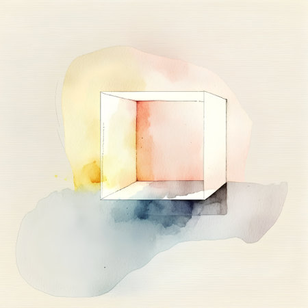 Abstract watercolor background with place for your text. Watercolor painting.の素材