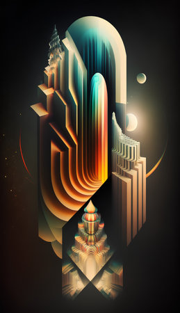 Abstract background, futuristic technology style, vector illustration eps 10.の素材