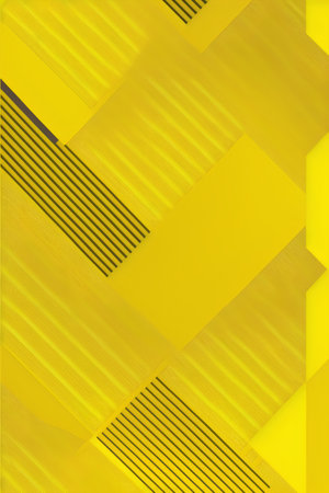 abstract yellow background with diagonal lines and stripes in a modern styleの素材