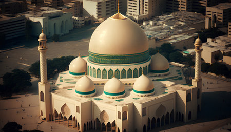 Sheikh Zayed Grand Mosque in Abu Dhabi, United Arab Emiratesの素材