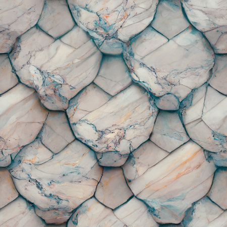 Seamless marble pattern. Tileable texture of natural stone.の素材