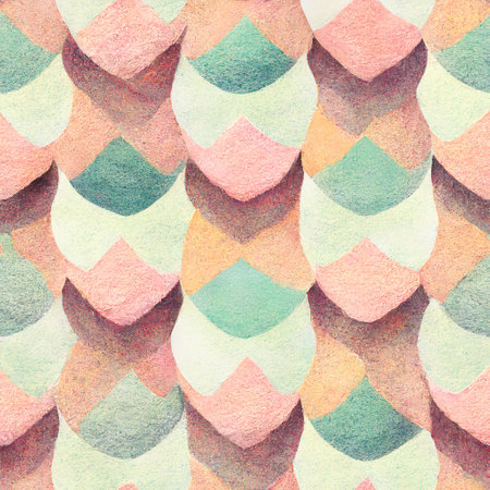 Seamless pattern. Watercolor geometric background. Textile rapport.の素材