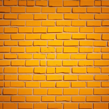 Orange brick wall texture. Architectural background and texture for design.の素材