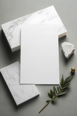 Blank business cardsle background. Mockup for branding identity.の素材