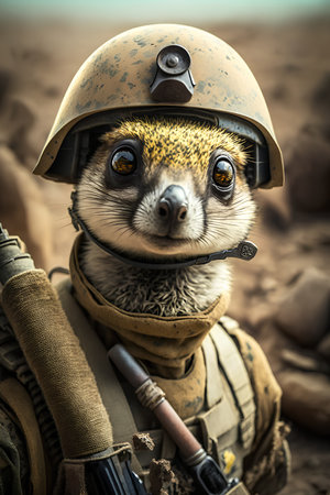 Member of Red Star military history club wears historical German uniform during historical reenactment of WWII in Chernigow, Ukraineの素材