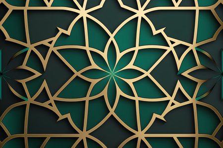 Seamless pattern in islamic style. Vector illustration.の素材