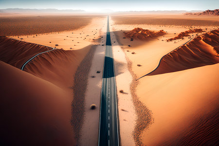 Aerial view of the Namib desert in Namibia, Africaの素材