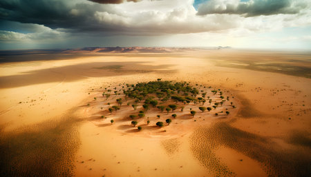 Aerial view of the Namib Desert in Namibia, Africaの素材
