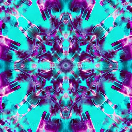 Seamless kaleidoscope pattern. Seamless kaleidoscope pattern for backgroundの素材