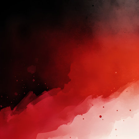 Abstract red watercolor background. Grunge paper texture. Vector illustration.の素材