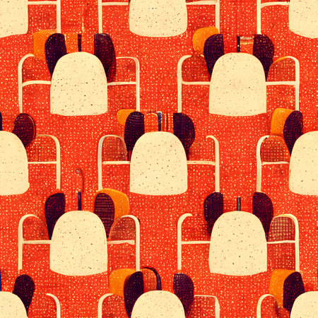 Seamless pattern with hand drawn abstract geometric shapes. Vector illustration.の素材