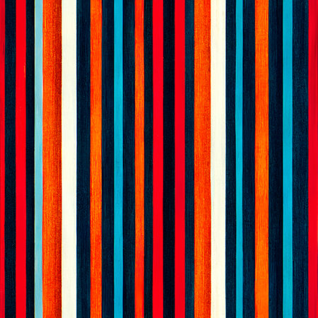 Colorful vertical stripes seamless pattern. Vintage background. Textile rapport.の素材