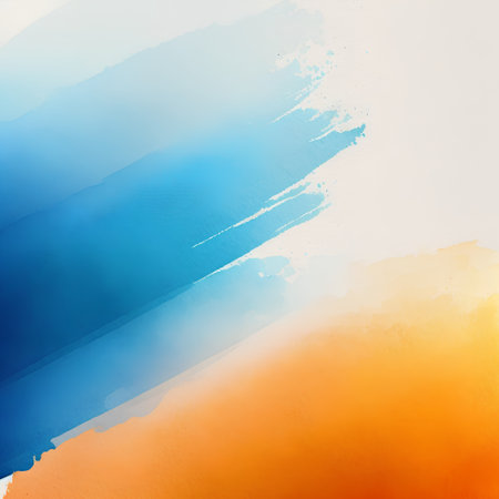 Abstract watercolor background. Hand-painted background. Texture paper.の素材