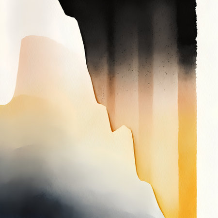 Abstract watercolor background. Digital art painting. Hand drawn illustration.の素材