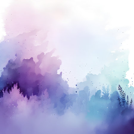 Abstract watercolor background. Hand-drawn illustration for your design.の素材