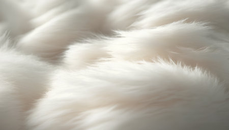 White fur texture, close up of white fluffy fur, abstract backgroundの素材