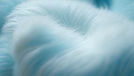 close-up of blue fur texture as a background, soft focusの素材