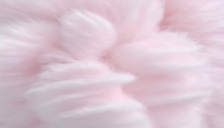 pink fur texture background macro close up. soft fluffy fur backgroundの素材