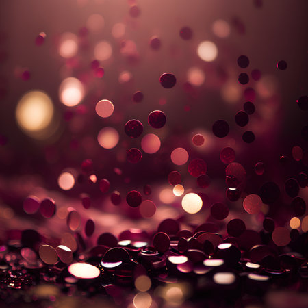 abstract background with bokeh defocused lights and sparklesの素材
