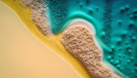 colorful sand texture as very nice natural background (see more in my portfolio)の素材