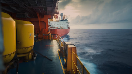 Oil and gas industry. Oil and gas industry. Production and transportation of oil and gas.の素材